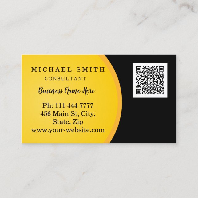 Cartão De Visita Empresas personalizadas personalizadas de logotipo (Frente)