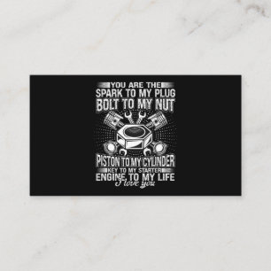 Cartão De Visita Empurrão De Cara Mecânica Para O Meu Pistão De Nut