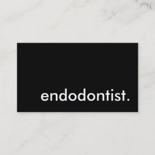 Cartão De Visita endodontista. (cor personalizável)
