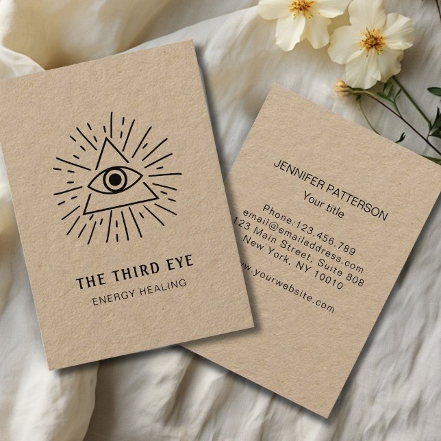 Cartão De Visita Energie Heiler Reiki Spirituell (Energy Heiler Reiki Spirituell Business Card)