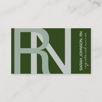 Cartão De Visita Enfermeiro Registrado Texto Texturizado ESCOLHA CO