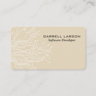 Cartão De Visita Engenheiro  Codificador de Conselho de circuito de