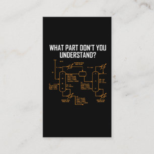 Cartão De Visita Engenheiro químico engraçado - engenharia quími