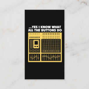 Cartão De Visita Engenheiro sadio audio - plataforma giratória do