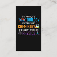 Engraçado Ciência Biologia Química Professor de Fí