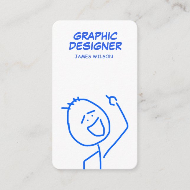 Cartão de visita Engraçado - Faça-Os Rirem! (Frente)