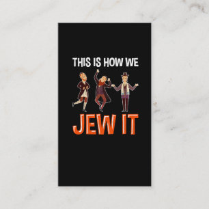 Cartão De Visita Engraçado Judeu Citação Judeu Humor Hanukkah Di