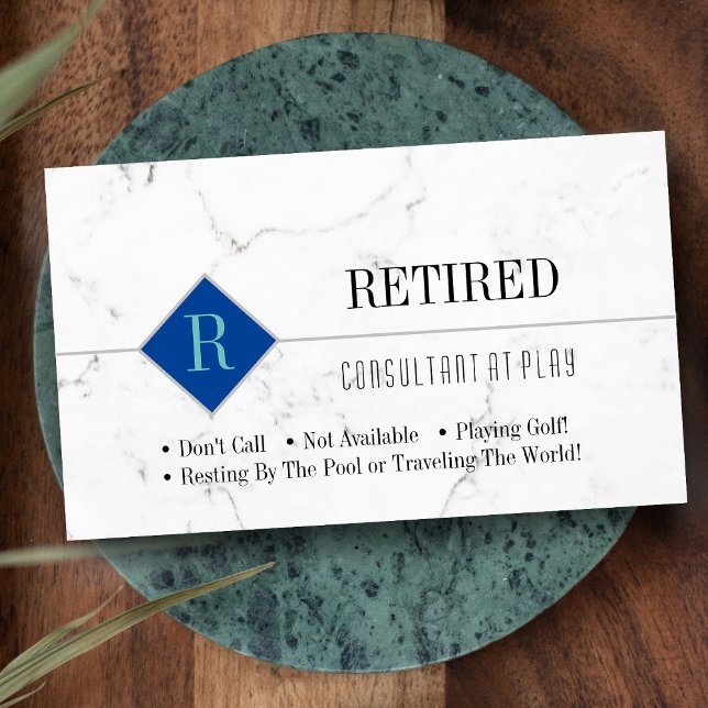 Cartão De Visita Engraçado, mármore branco, golpe de profissão (Criador carregado)