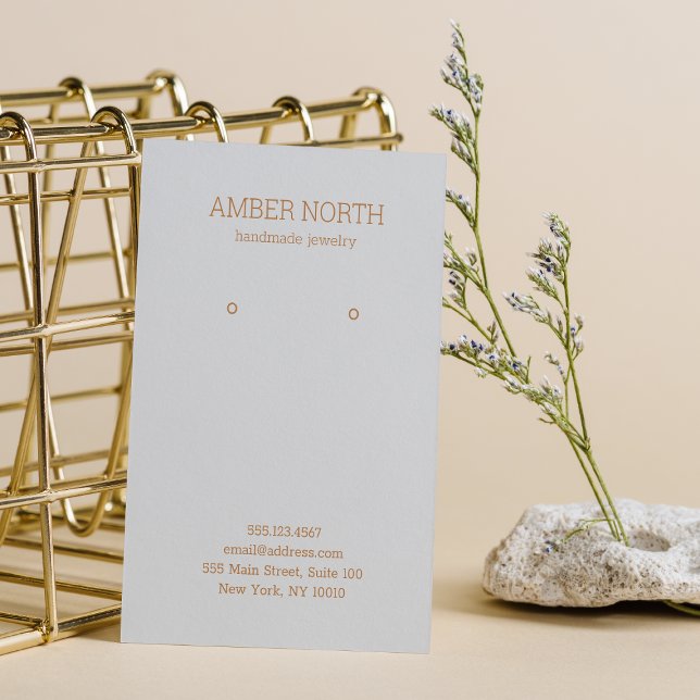 Cartão De Visita Enrelaçamento Elegante Simples (Criador carregado)