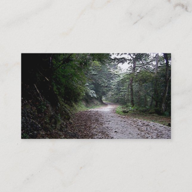 Cartão De Visita Enrolamento com a vida/paisagem inspirada (Frente)