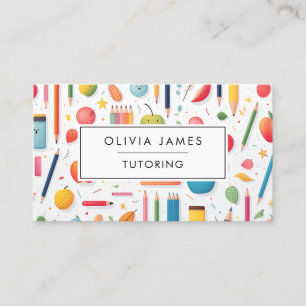 Cartão De Visita Ensino e Tutorização do Ensino de Aprendizagem