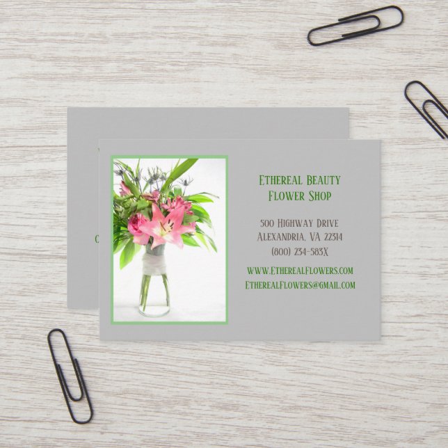 Cartão De Visita Entrega de cinza (Frente/Verso In Situ)