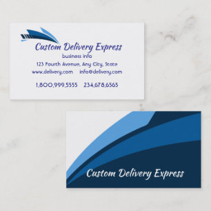 Cartão De Visita Entregador Personalizado Negócios Personalizado