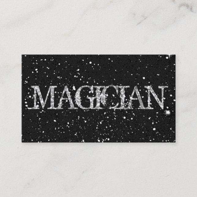 Cartão De Visita Entretenimento com Chip de Poker de Truque de Magi (Frente)