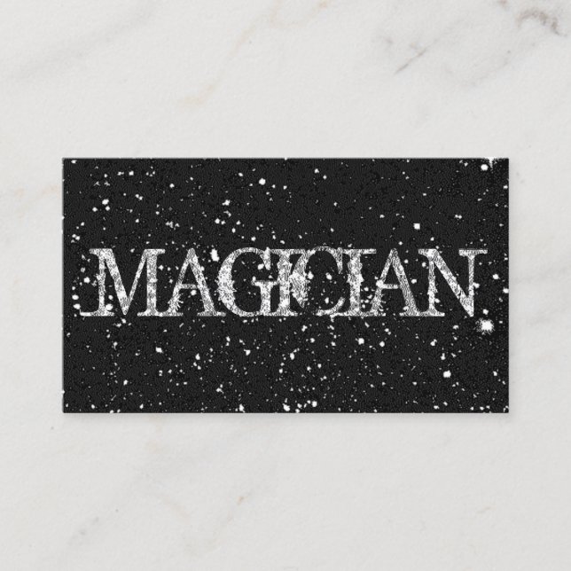 Cartão De Visita Entretenimento com Chip de Poker de Truque de Magi (Frente)