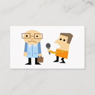 Cartão De Visita Entrevista de Notícias