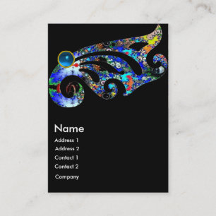 Cartão De Visita EPHEMERAL SAPPHIRE Beauty,Salon,Spa,Makeup Artist