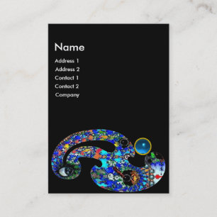 Cartão De Visita EPHEMERAL SAPPHIRE Beauty,Salon,Spa,Makeup Artist