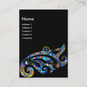 Cartão De Visita EPHEMERAL TOPAZ Beauty ,Salon, Spa, Makeup Artist