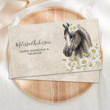 Equine Vintage Horse Daisy Personalizado Equestre