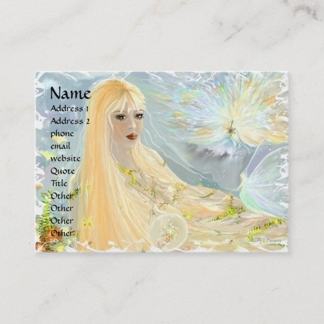 Cartão De Visita Equinócio automático (Frente)