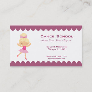Cartão De Visita Escola de dança