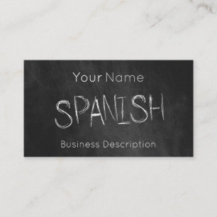 Cartão de visita escolar