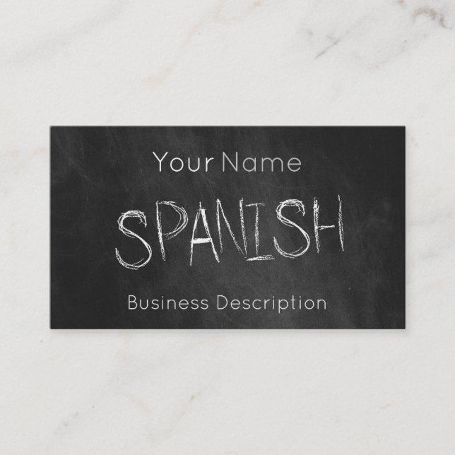 Cartão de visita escolar (Frente)