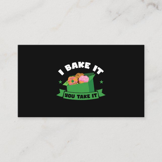 Cartão De Visita Escoteiro E Vendedor De Bolachas 4 (Frente)