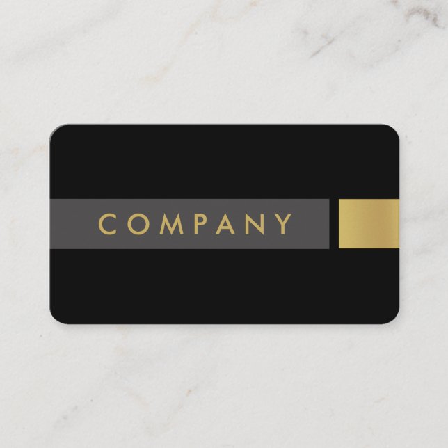 Cartão de visita escovado corajoso do profissional (Frente)