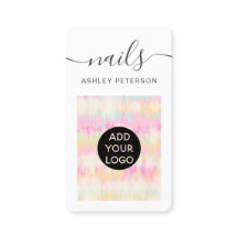 Escrita em unhas de gravata de bolo pastel de bolo