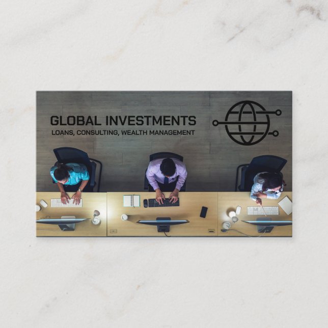 Cartão De Visita Escritório corporativo | Vista Superior (Frente)