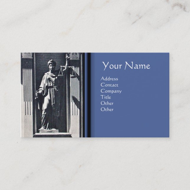 Cartão De Visita ESCRITÓRIO DE ADVOCACIA, ADVOGADO Topázio Monogram (Frente)