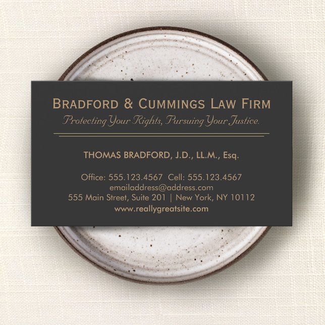 Cartão De Visita Escritório de Lei do Advogado Negro (Criador carregado)