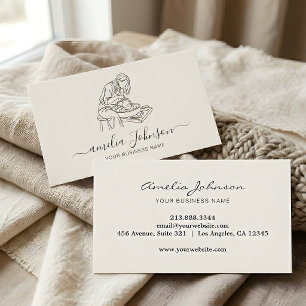 Cartão De Visita Escultor Elegante Artesanal e Artista Cerâmico de 