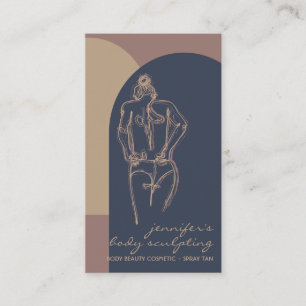 Cartão De Visita Escultura Corporal Contorno Spray Tan Salão Beleza