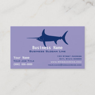Cartão De Visita Espadim Personalizado / Pesca Esportiva Offshore