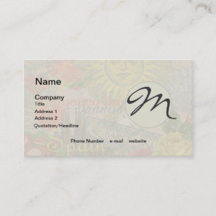 Cartão De Visita Espanha Sunshine - Arte Espanhola