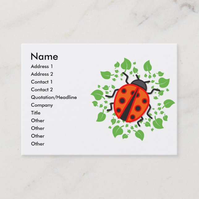 Cartão De Visita Espanhol vermelho (Frente)