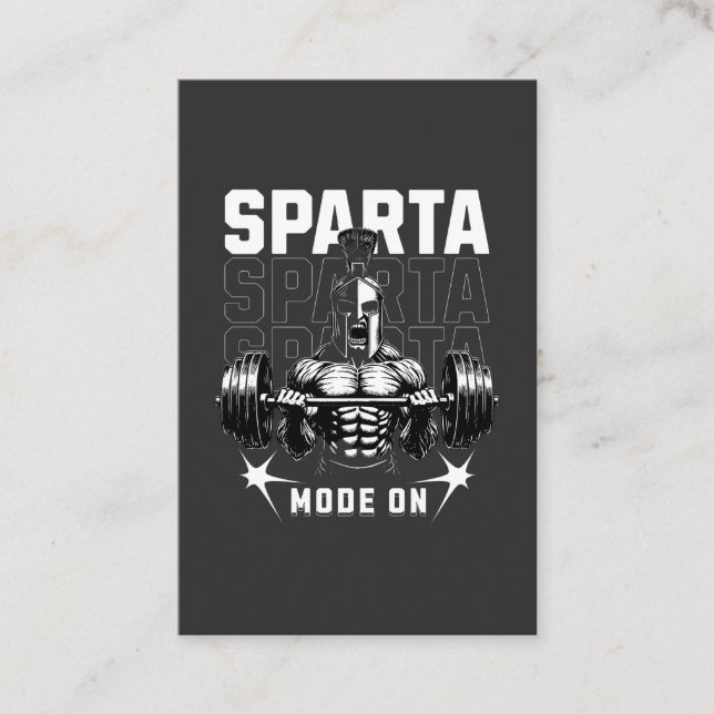 Cartão De Visita Esparta  (Frente)