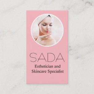 Cartão De Visita Especialista em Salon & Spa Estheticista e Skincar
