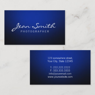 Cartão De Visita Especialista em tipografia minimalista