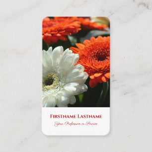 Cartão De Visita Especialistas em flores de macro-floricultura flor