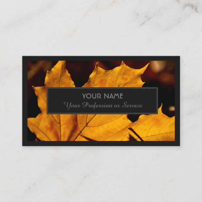 Cartão De Visita Especialistas em jardins e designers naturais (Frente)