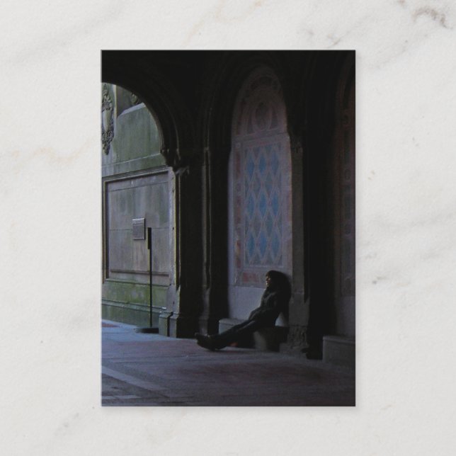 Cartão De Visita Espera no ATC da foto de Bethesda (Frente)