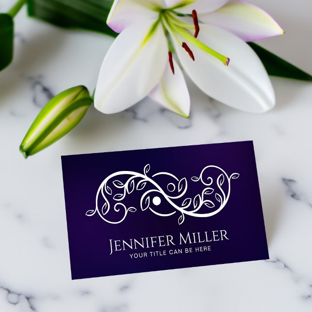 Cartão De Visita Espiral de Ouro duplo e Yin Yang (Criador carregado)