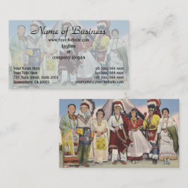 Cartão De Visita Espírito das planícies ocidentais