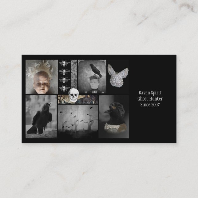Cartão De Visita Espíritos E Assombrações (Frente)