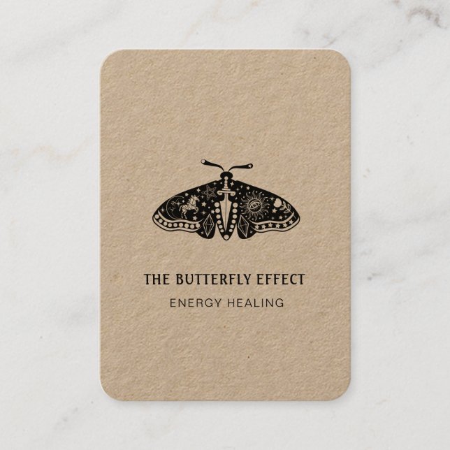 Cartão De Visita Espiritual Energie Heiler Reiki (Frente)