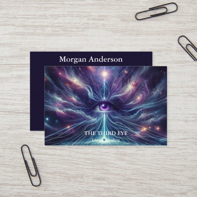 Cartão De Visita Espiritual Energie Heiler Reiki (Frente/Verso In Situ)